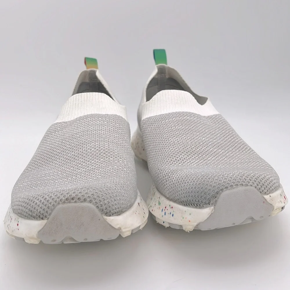 Merell - men’s cloud MOC knit confetti pride slip on sneakers gray shoes size8.5